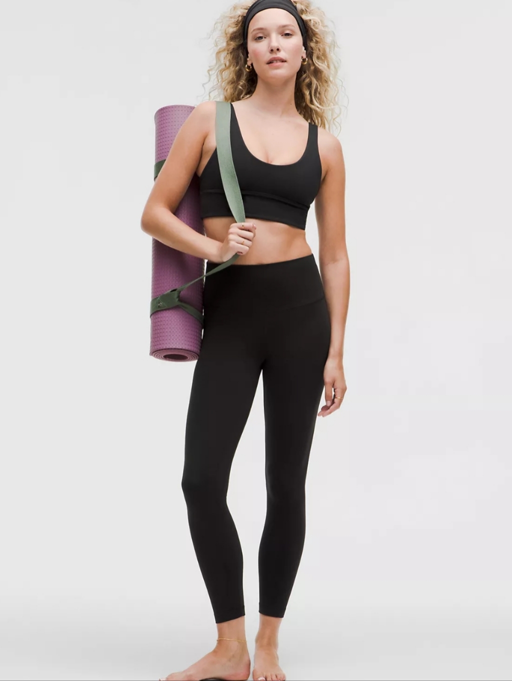 Lululemon Black Align High-Rise Legging 25" Yoga Workout Dance